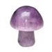 WOXINDA Agatess Semi Preciouss Mini Small Mushroom Shape Natural Gem Polished Love Gem Rose Quartz Amethyst Flower Pot Fish Tank Decorative Stone