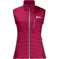 JACK WOLFSKIN Damen Weste ROUTEBURN PRO INS VEST W, Größe S in Rot