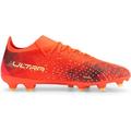 PUMA Herren Fussball-Rasenschuhe ULTRA MATCH FG/AG, Größe 42 ½ in Orange