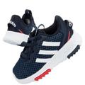 Adidas Shoes | Adidas Racer Jr Fy0109 Navy Blue Infant Kid Shoe ..Size:5k | Color: Blue/White | Size: 5bb