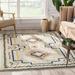 Well Woven Gigi Audi Modern Kids Shag Moroccan Ivory Thick 5 3 x 7 3 Area Rug