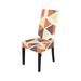 GIRLSIGHT Christmas Chair Covers Chair Covers for Dining Room Christmas Festive Home Dinner Christmas Table Decoration Kitchen Party DÃ©cor-artistic geometric pattern chair cover-chair cover 2 pcs