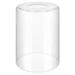 Clear Glass Lamp Shade Replacement High Transmittance Cylinder Glass Lighting Shade Cover 5.5inch High 3.9inch Diameter 1.69inch Fitte for Bulbs