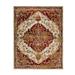 Superior Abena Traditional Medallion Indoor Area Rug 8 x 10 Cream/ Rust