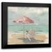 Swatland Sally 15x15 Black Modern Framed Museum Art Print Titled - Beach Life II