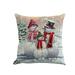 Jikolililili Christmas Decoration Pillow Cover Single Side Short Velvet Pillow Case Sofa Home 2022 Standard Bed Pillow Cases Clearance