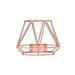 YUEHAO Candles & Holders Nordic Style Wrought Iron Geometric Candle Holders Home Decoration Metal Crafts Iron Romantic S