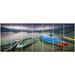 Design Art Boats near Pokhara Lake Photographic Print Multi-Piece Image on Canvas