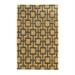 Hawthorne Collection 5 x 8 Hand Knotted Rug in Beige and Russet