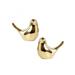 Small Animal Statues Home Decor Modern Style Gold Decorative Ornaments for Living Room Bedroom Office Desktop Cabinets (Pair Bird)