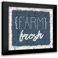 Kimberly Allen 15x15 Black Modern Framed Museum Art Print Titled - Farm Life 3