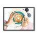 Stupell Industries Fashionista Coffee Cup Cappuccino Glam Detail Black Framed 24 x 30 Design by Ziwei Li