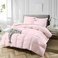 Pashmina 10.5 Tog Double size Comforter Warm and Anti Allergy Hotel Quality, Super Soft, for All Seasons 100% Egyptian Cotton Quilt Duvet (Pink)
