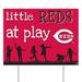 Cincinnati Reds 24" x 18" Little Fans At Play Yard Sign