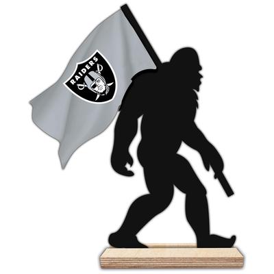 Las Vegas Raiders 18'' Team Logo Bigfoot Silhouette Desktop Art
