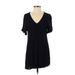 Blue Rain Casual Dress - Shift: Black Dresses - Women's Size Small