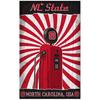 NC State Wolfpack 11'' x 19'' Retro Pump Location Sign