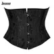 Corset sous le buste gothique sexy pour femme bustier désossé en acier entraîneur de taille gaine