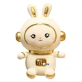 Peluche lapin de l'espace Kawaii jouets en tissu doux animaux en peluche lapin astronaute