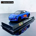 Bburago-Modèle de voiture en alliage de simulation statique Alpine A110 Cup jouet à collectionner