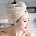 Leyuxii Micro Fiber Hair Towel Hair Drying Towels Quick Dry Hat Cap Twist Head Towel with Button New