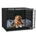 NEH Dog Crate Cover Waterproof Crate Cover Outdoor Indoor X-Small Dog Crate Cover Universal Fit Wire Crate Cover Breathable Privacy Kennel Cover - Fits Pet Crates 24 L x 18 W x 20 H