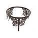 Arlmont & Co. Kohei Butterfly Metal Gazing Ball Pedestal Metal | 6 H x 8.6 W x 8.6 D in | Wayfair 83A9225AFADF48C6B539E8F49D138D88