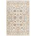 Blue/Gray 94 x 94 x 0.16 in Area Rug - Bungalow Rose Oriental Machine Made Power Loomed Area Rug in Cream | 94 H x 94 W x 0.16 D in | Wayfair