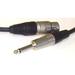 VDC - Neutrik 6.35mm (1/4 ) Mono Jack Plug to 3 Pin XLR Socket Lead 10m Black