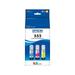 Epson T552 Cyan/Magenta/Yellow High Yield Ink Cartridge Refill 3/Pack T552620-S