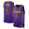 "Los Angeles Lakers Jordan Statement Edition Swingman Maillot - Violet - Anthony Davis - Unisexe - Homme Taille: XL"