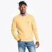 Nautica Men's Sustainably Crafted Crewneck Sweater Yellow, XS