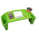 Basicwise Kids Lap Desk Tray & Portable Activity Table Green