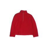 Lands' End Fleece Jacket: Red Jackets & Outerwear - Kids Girl's Size 14