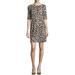 Kate Spade Dresses | Kate Spade Half Sleeve Leopard Print Dress | Color: Black/Cream | Size: 4