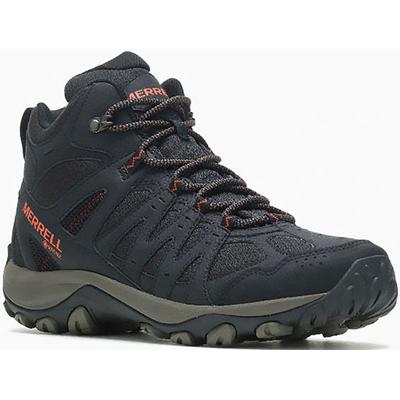 Wanderschuh MERRELL "ACCENTOR 3 SPORT MID GORETEX", Gr. 43, orange (schwarz, orange), Synthetik, Textil, sportlich, Schu