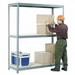 Nexel Industries 3 Tier Wide Span Storage Rack with 3 in. Square Mesh- Gray - 96 x 24 x 60 in.