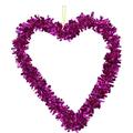 Pgeraug Garland Valentine S Day Love Heart Shape Garland Wall Hanging Decoration Party Pendant Wreath Purple