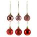 NUOLUX 24pcs Christmas Ball Pendant Hanging Ornament Xmas Adornment Hanging Pendant