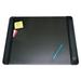 Artistic Executive Desk Pad with Antimicrobial Protection Leather-Like Side Panels 24 x 19 Black