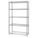 Quantum Storage WR86-1824S-5 5-Shelf Stainless Steel Wire Shelving Unit - 18 x 24 x 86 in.
