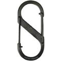 Nite Ize SB4-03-01 S-Biner Black Stainless Steel Dual-Gate Carabiner #4 75 Lb Each