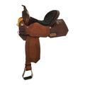 High Horse Windcrest Barrel Saddle - 15 - Wide - Chocolate - Smartpak