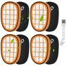 4 Packs de filtres pour Philips Speedpro Max Aqua Handheld Fc6812 Fc6813