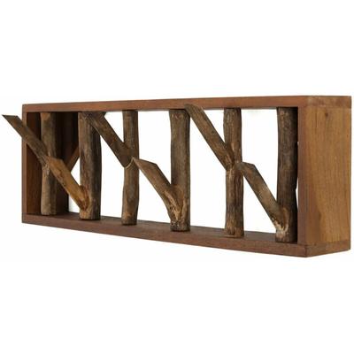 Licht-erlebnisse - Wandgarderobe Treibholz Handarbeit Unikat 49,5 cm Flur Garderobe Jackenhaken Image