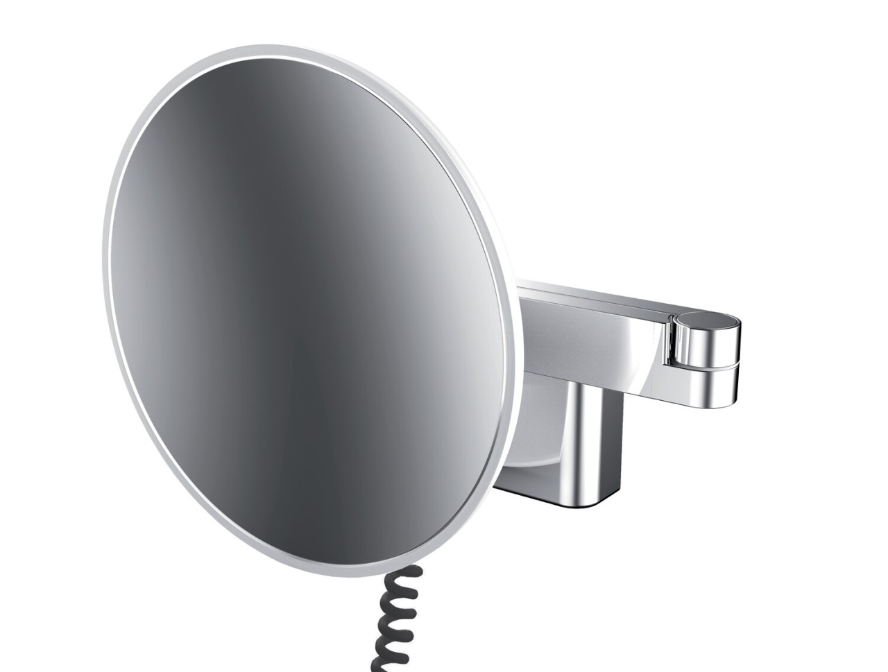 emco LED-Kosmetikspiegel evo 2-armig, 5-fach, rund, Stecker, 2 Schalter, Farbwechsel, dimmbar D: 209 109506040 Image