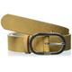 BOSS Damen Gilian Belt 3cm-V Gürtel, Dark Yellow706, 80