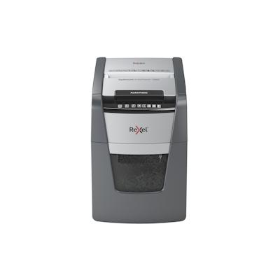 Rexel Optimum AutoFeed+ 100X Automatischer Aktenvernichter, 100 Blatt, Sicherheitsstufe P4, Partikelschnitt, für Office & Home Office, 34 Liter Image