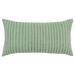 Rizzy Home Tonal Stripe Textured Solid Throw Pillow Cover