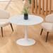 42.12"Modern Round Dining Table with Round MDF Table Top
